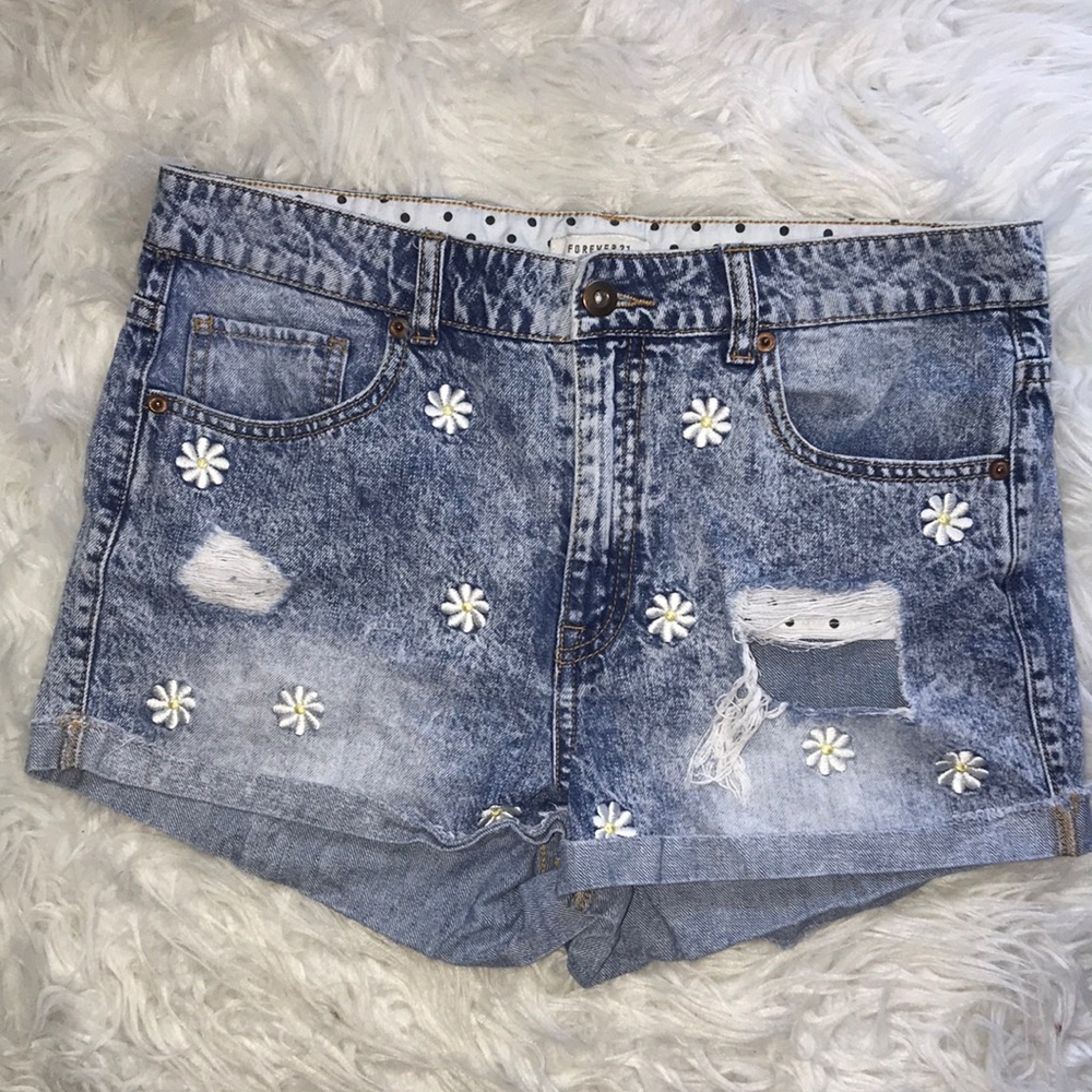 Forever 21 Daisy Shorts